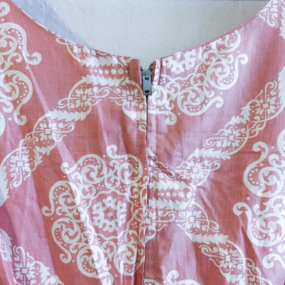 VINTAGE 1950s Deadstock Never Worn Everglaze 100% Cotton Day Dress - Picture 7 of 9